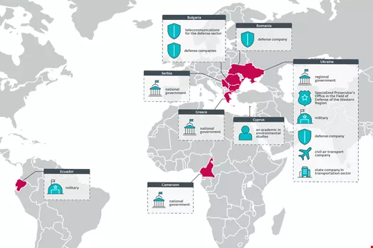 Map of Operation RoundPress victims in 2024. Source: ESET